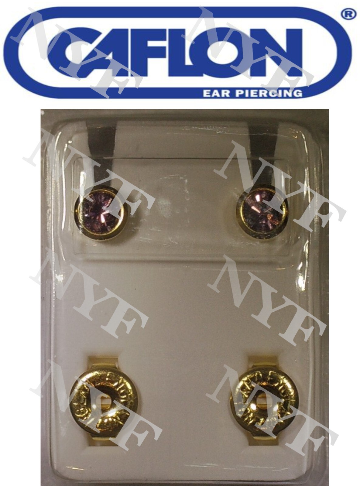 Ear Piercing Earring Studs 1 pr or 12 prs Caflon Studex Sterile Surgical Steel