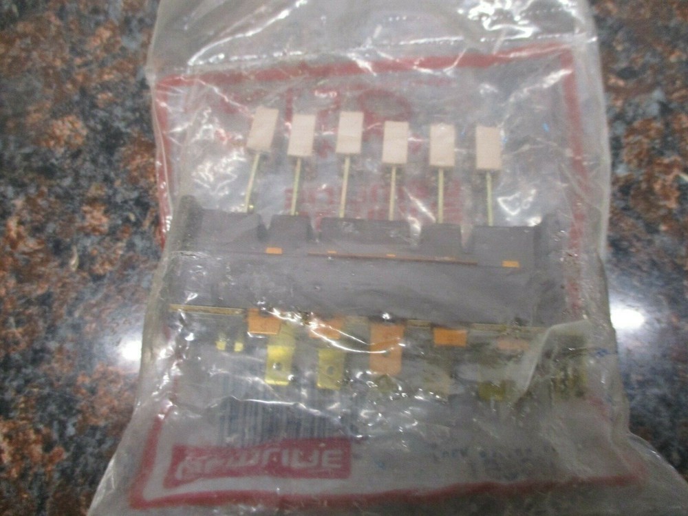 19009 Gemline 6 Pushbutton A/C Switch New FREE SHIPPING