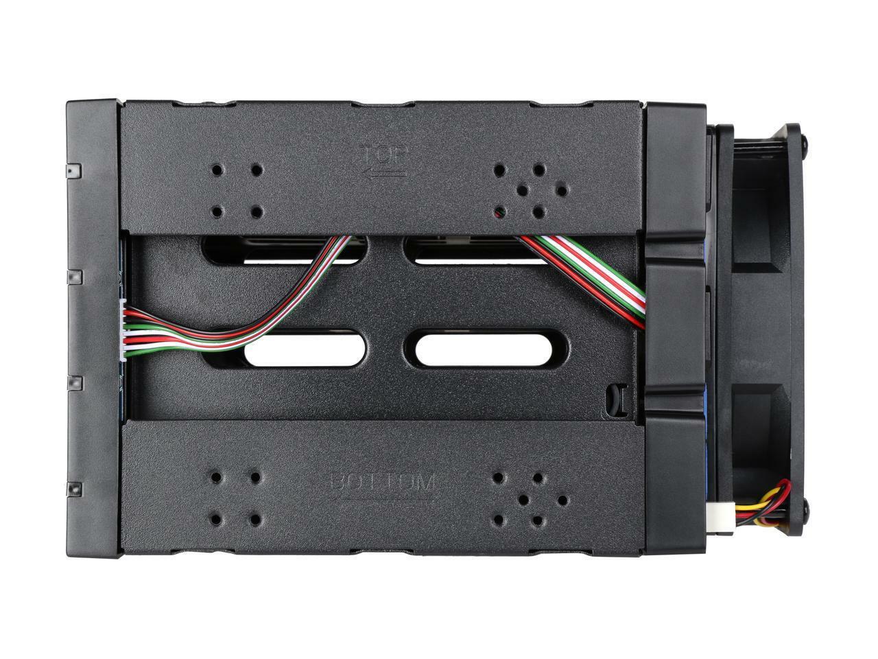 Rosewill RSV-SATA-Cage-34 - Hard Disk Drives - Black, 3 x 5.25" to 4 x 3.5" Hot-