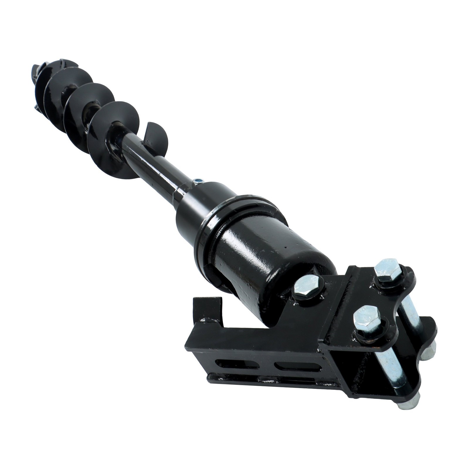 150mm 5.9in Auger Drill Attachment with Hoses for Mini Excavator