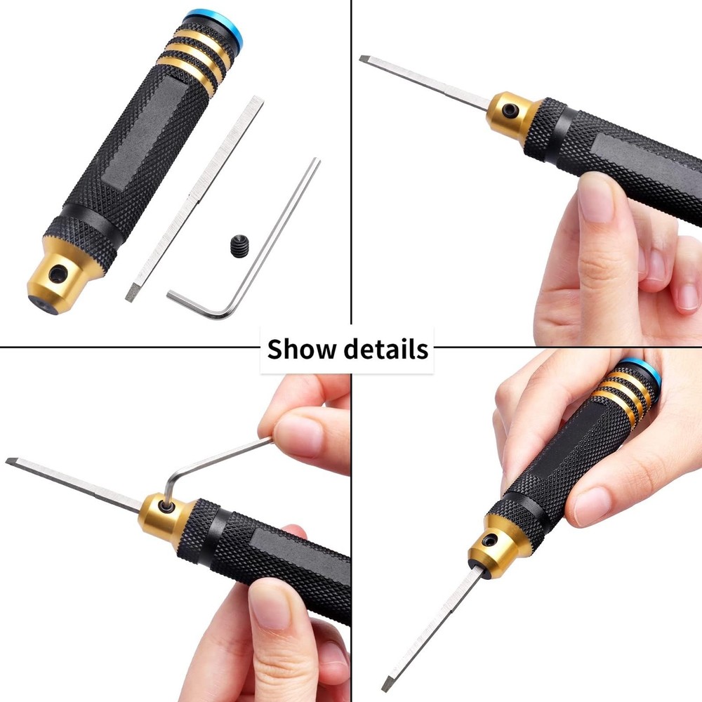 7-in-1 Scribe Tool Panel Line Scriber Scribing Tools Resin Carved Chisel for ...