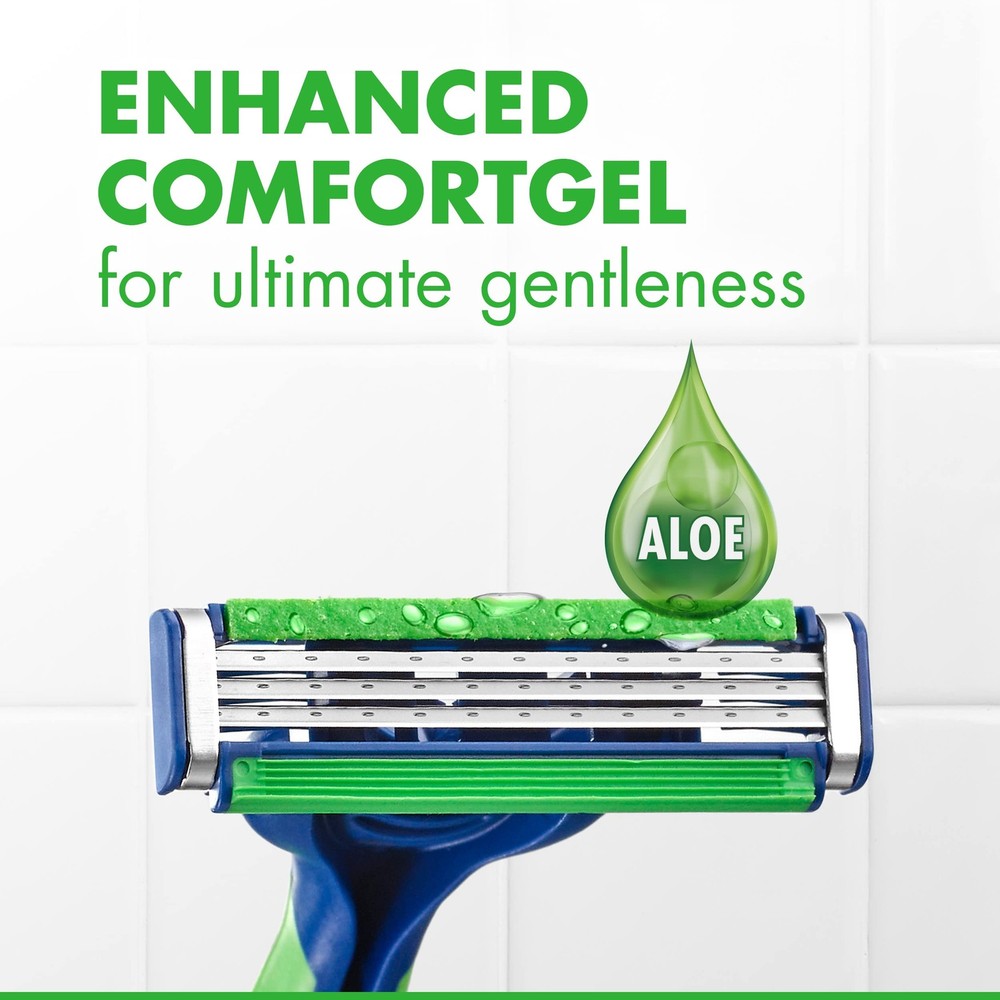 Sensor3 Sensitive Men's Disposable Razor, 12 Razors