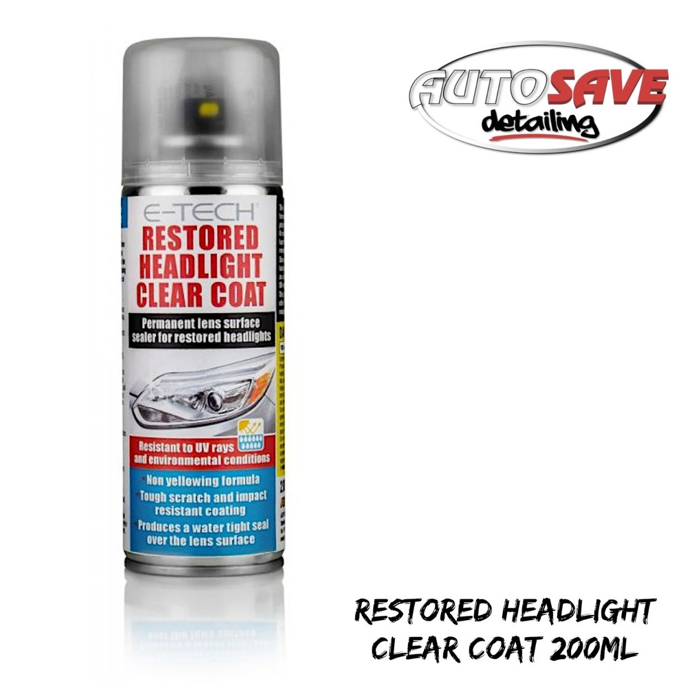 E-Tech - Restored Headlight Clear Coat 200ml