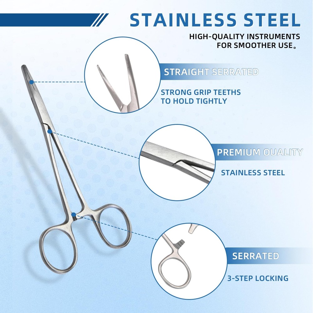 Suture Practice Kit for Students - Suturing Kit (20 Pieces) with Durable Sili...