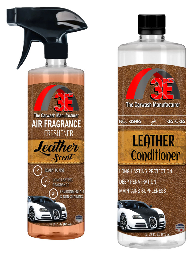 Leather Cleaner and Leather Conditioner COMBO Kit Restore Shine & Softness - NEW