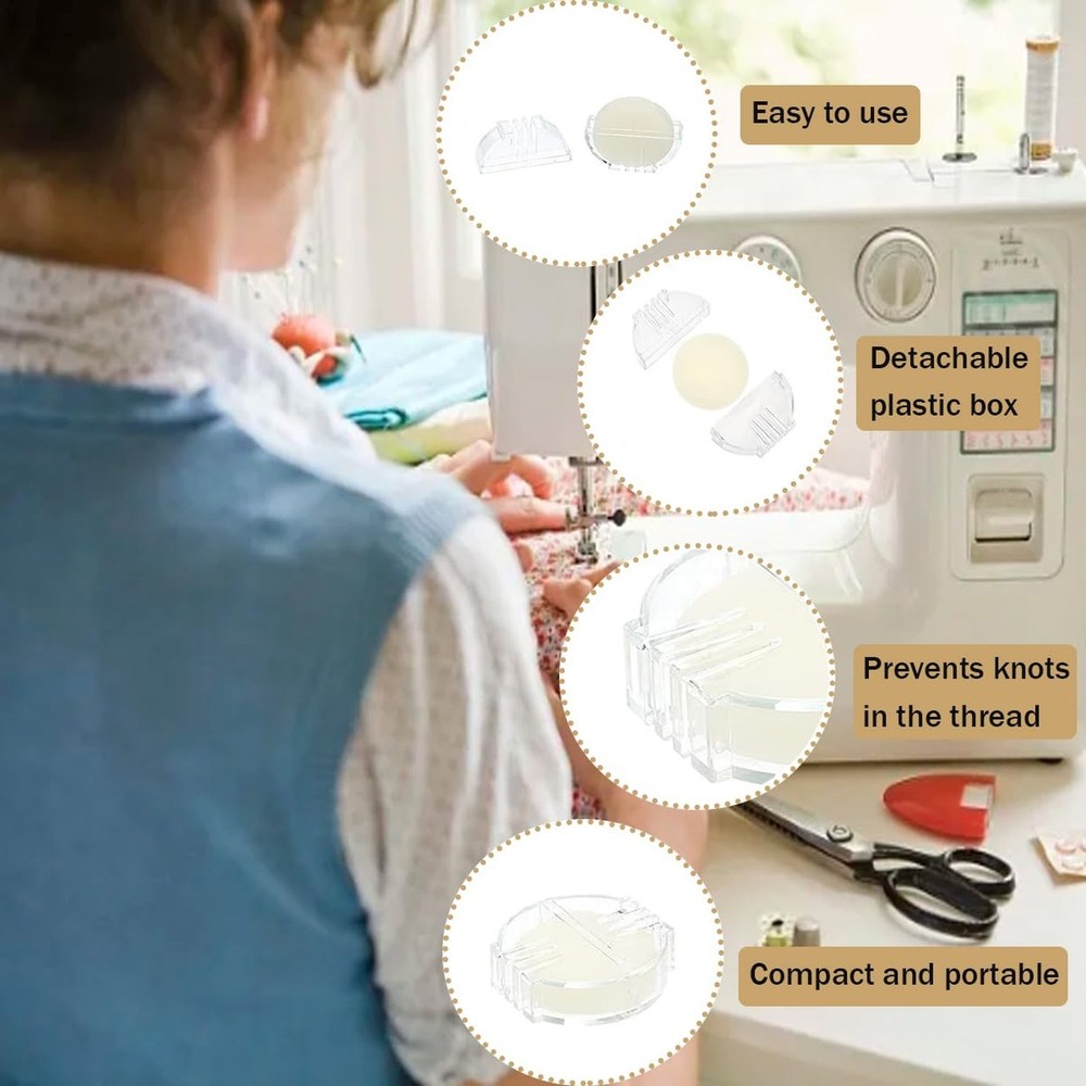 4pcs Thread Wax Thread Beeswax Conditioner for Sewing Thread Beeswax Threads ...