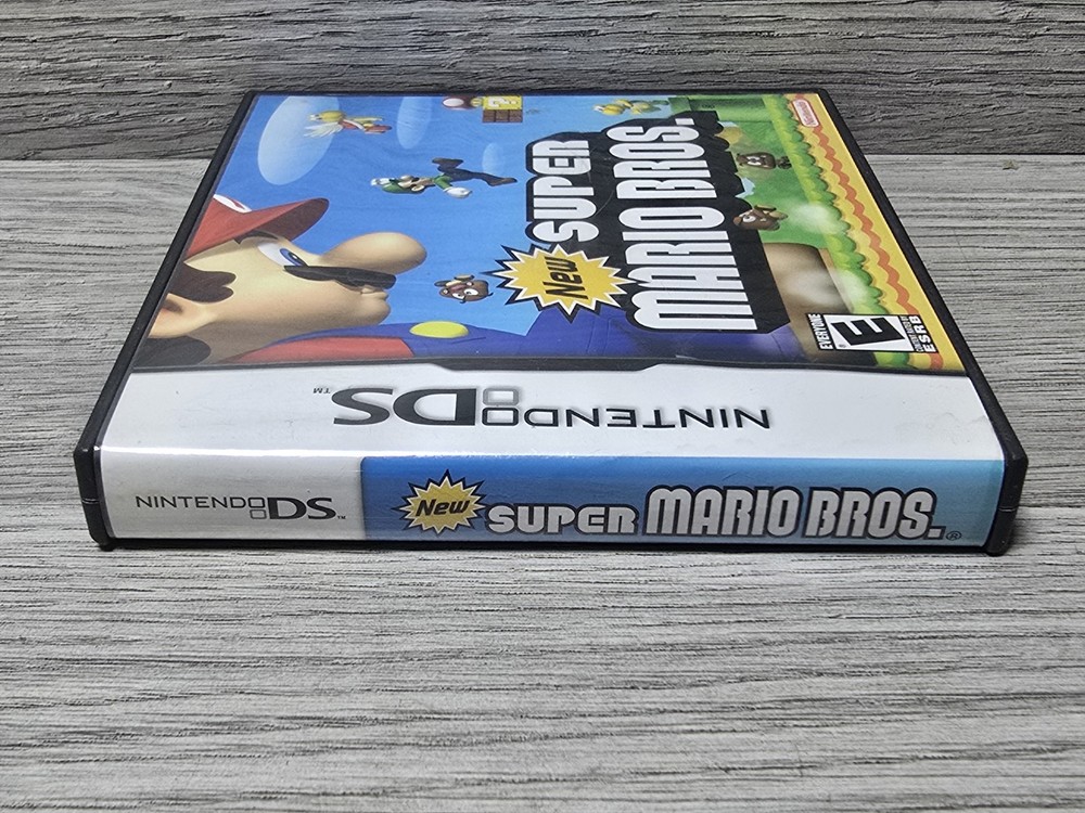 New Super Maro Bros Nintendo DS Case & Instructions Only