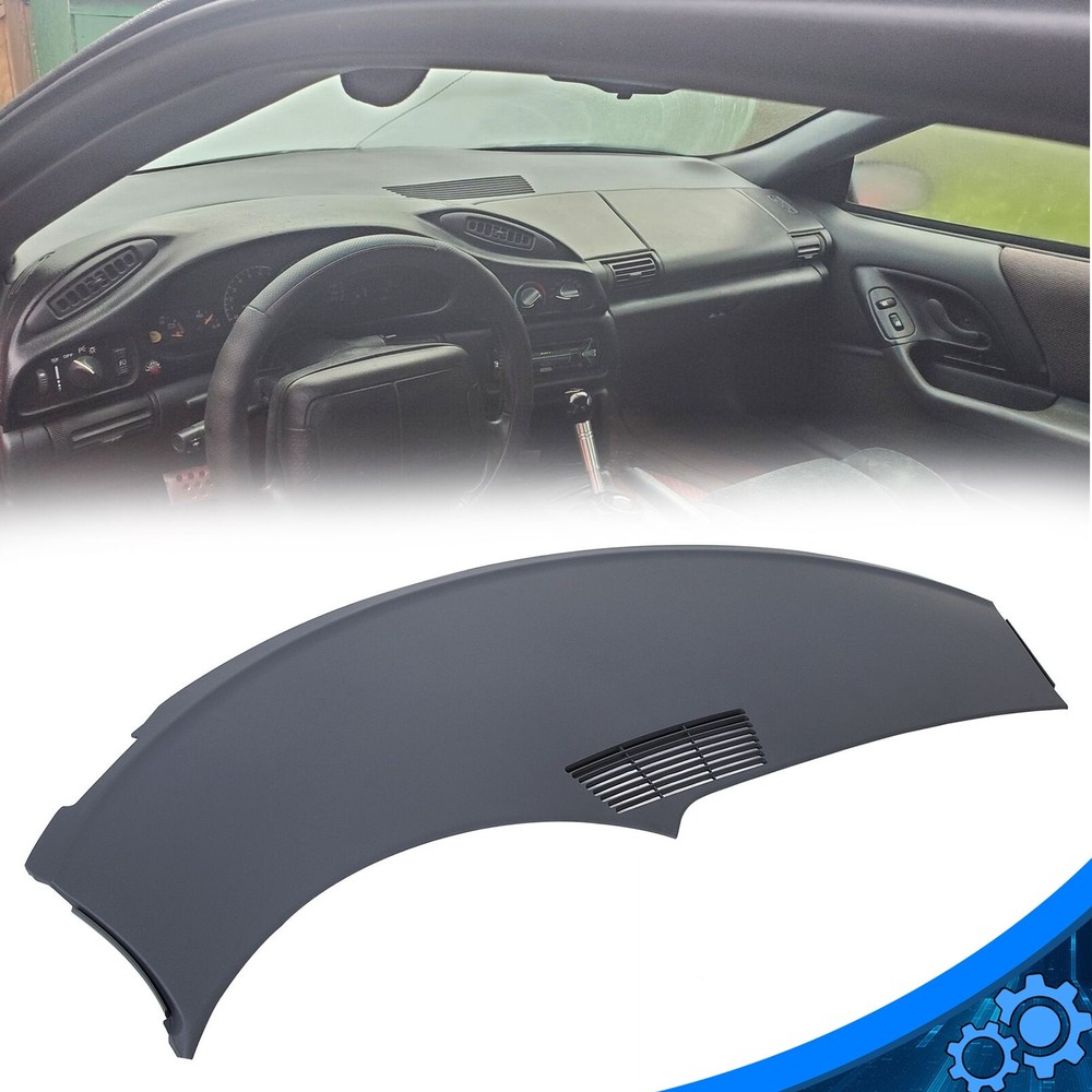 For 1993-1996 Chevrolet Camaro Front Upper Molded Dash Pad Cover Cap in Gray