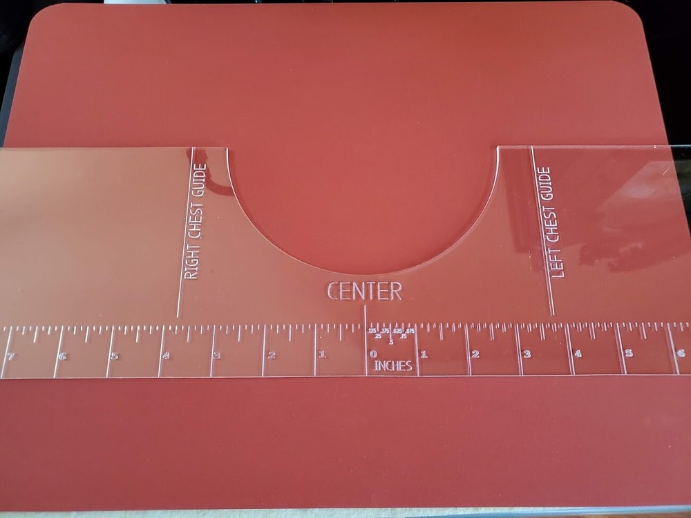T-Shirt alignment Tool - Ruler - Centering Tool | HTV Alignment | Guide