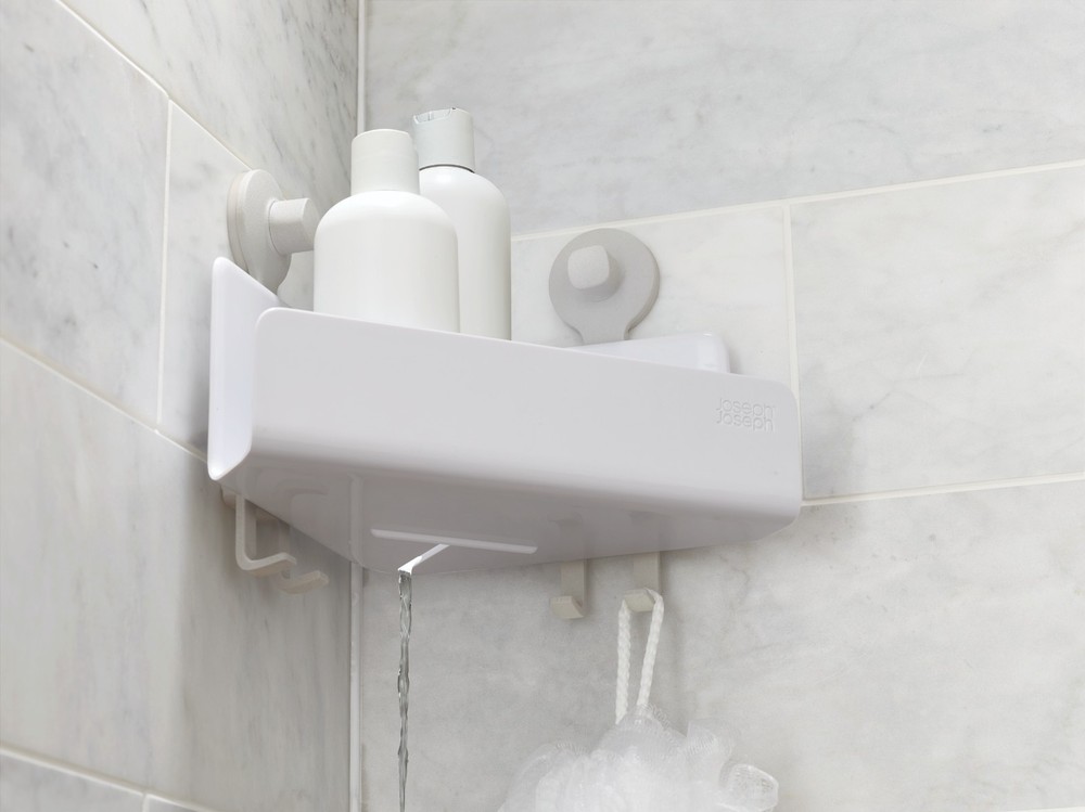 EasyStore 2-piece Corner Shower Caddy Set