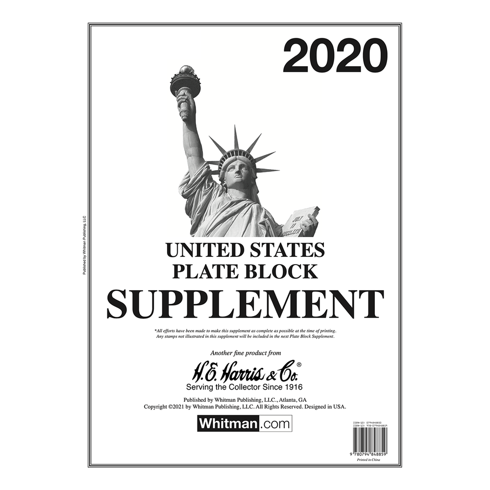 H.E. Harris 2020 U.S. Plate Block Supplement
