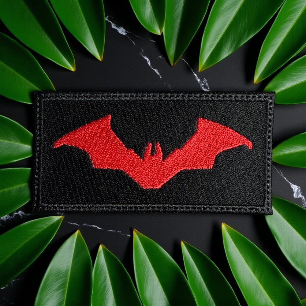 The Bat Embroidery Patch 2" X 4"