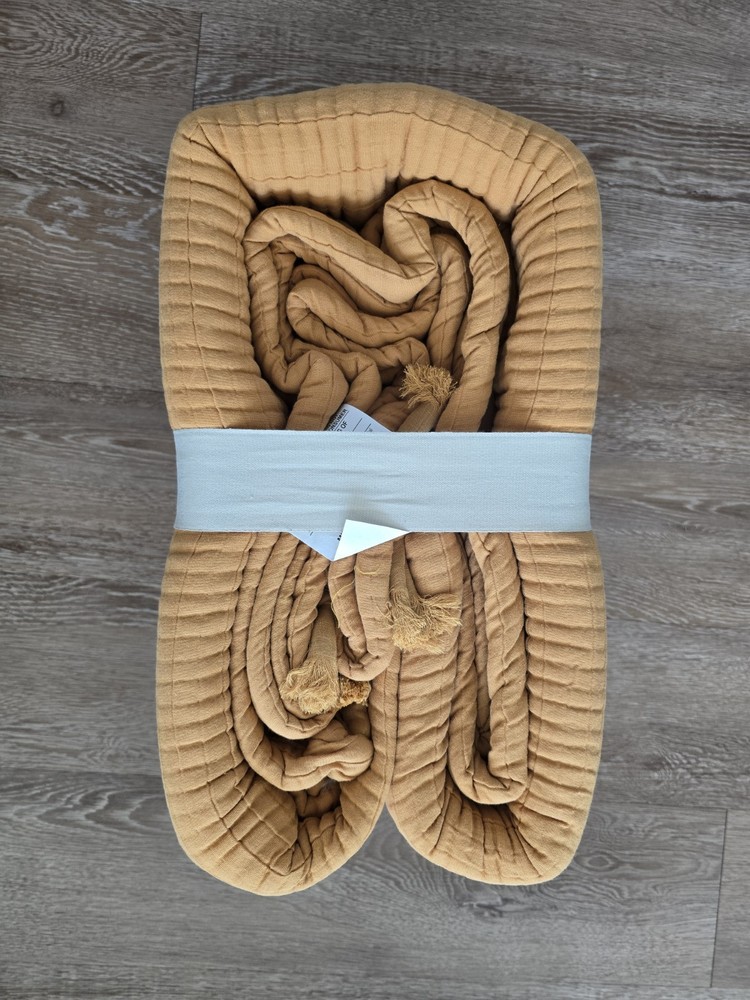 Double Cloth Quilt Mustard King Threshold
