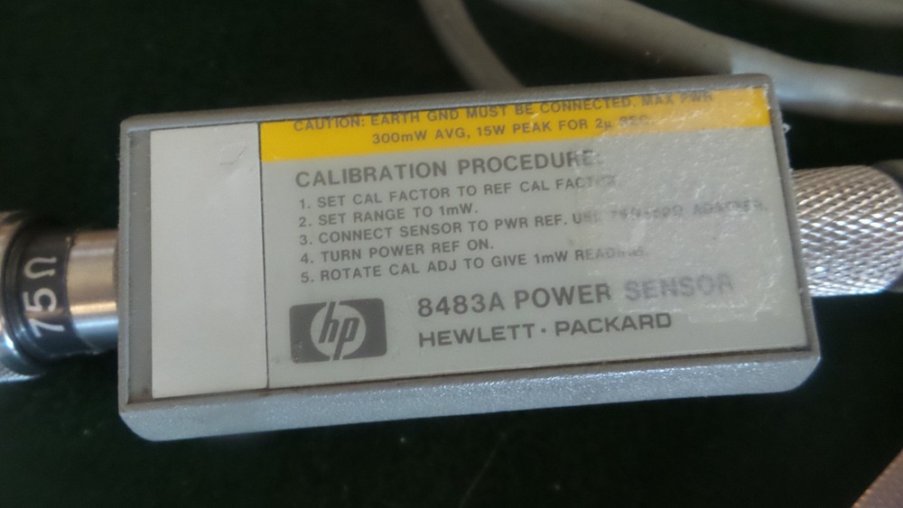 Hewlett Packard 8483A Power Sensor With Cable