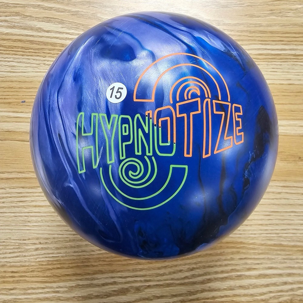 15lb Fully Plugged Brunswick Hypnotize Bowling Ball