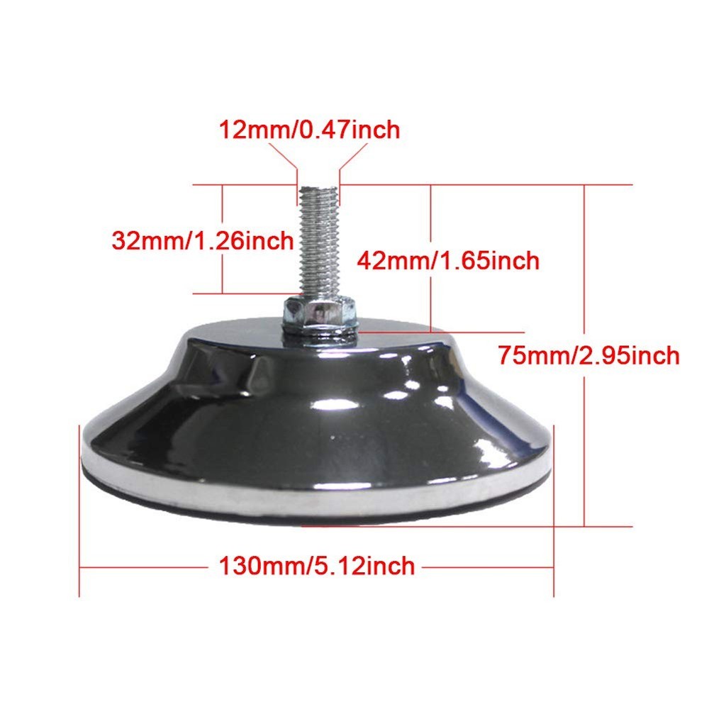 Billiard Table Leg Levelers, 4 PCS Pool Table Leg Levelers with Adjustable He...
