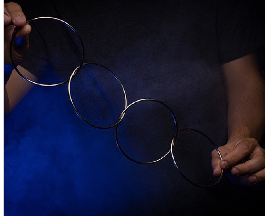 ATOM RINGS (Gimmicks and Instructions) by Apprentice Magic In Box!