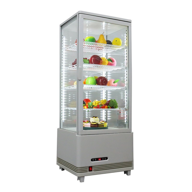 openbox-Gass Refrigerated Cake Fruit Display Case 5-Layer Automatic Defrost 110V