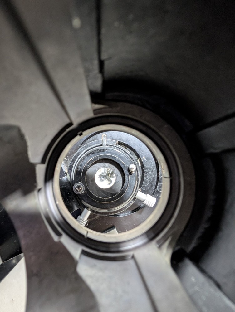 Ernst Leitz Wetzlar Trinocular Microscope 4 Objectives Black