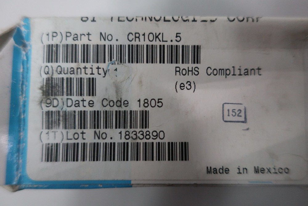 Bi Technologies CR10KL.5 Potentiometer