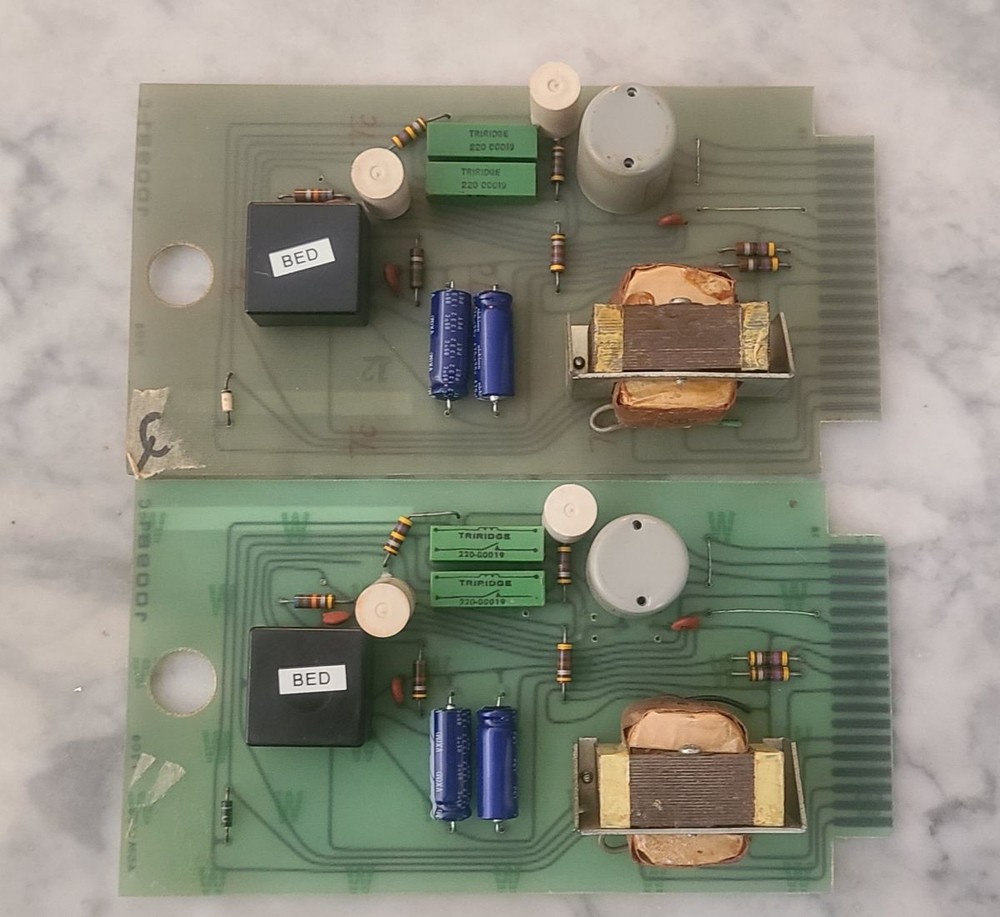 Two  ADM 1668 1970's Preamp