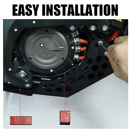 Engine Guard Skid Plate for Sur Ron Ultra Bee, Engine Bash Bottom Guard Black