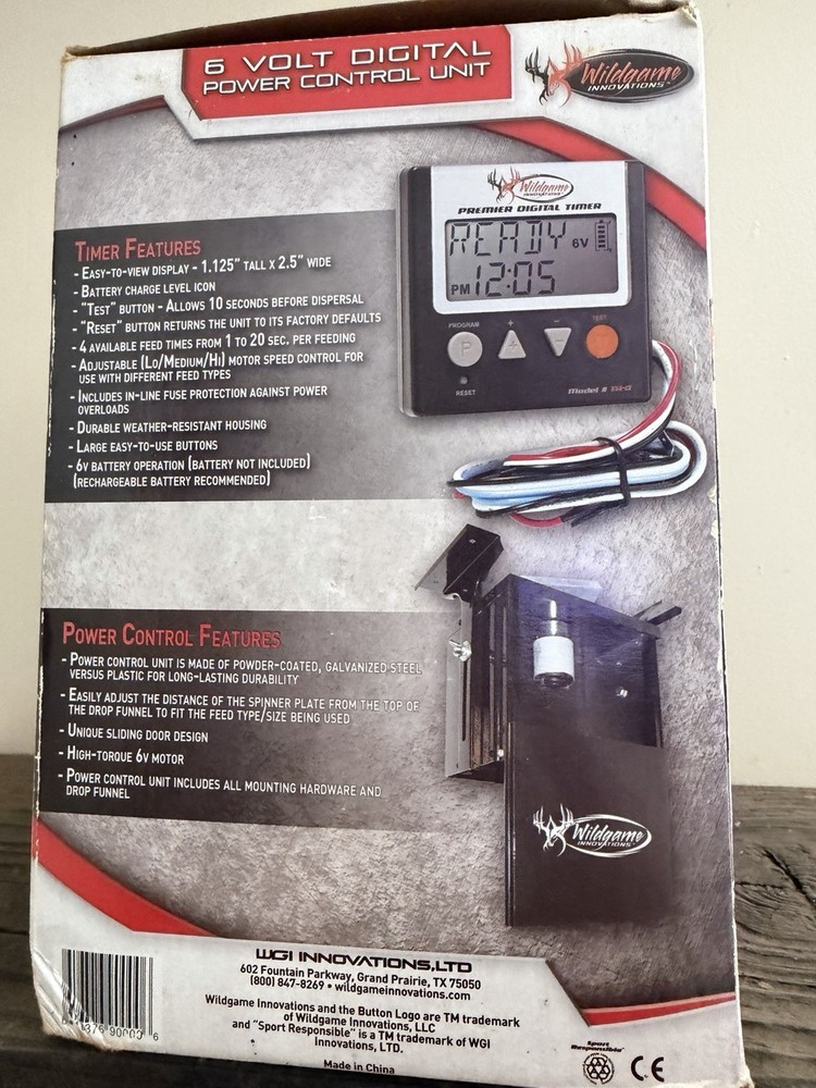 Wildgame Innovations Evolution 6v Digital Feeder Kit