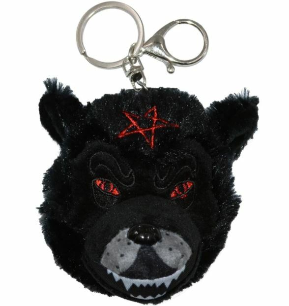 Werewolf Keychain Plush Big Bad Wolf Horror Gothic Monster Red Riding Hood Gift