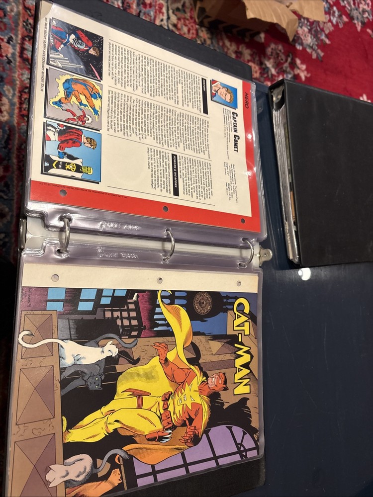Comic Book Bio Binder