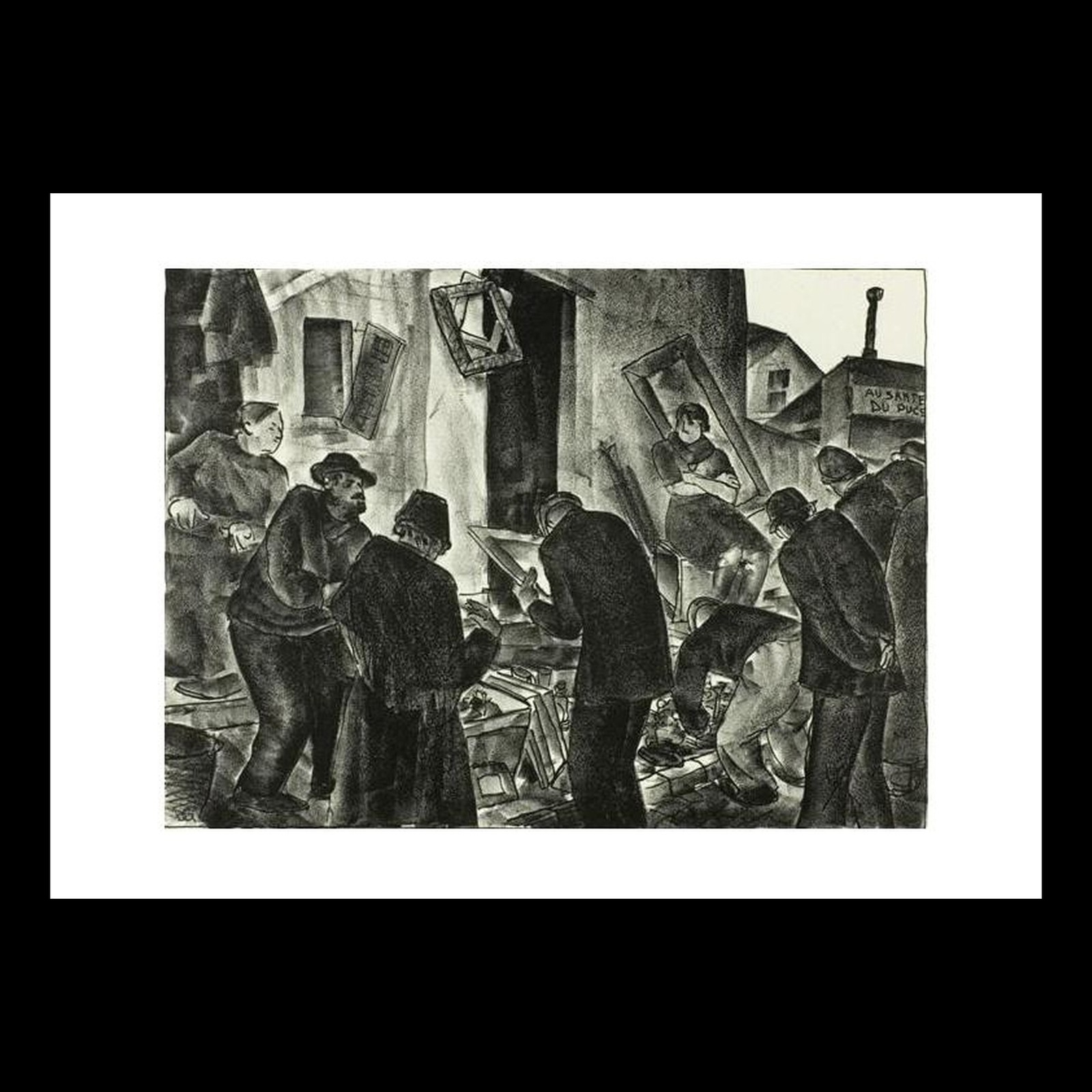 Davenport Griffen - The Flea Market (1928) A5 Art Card Print