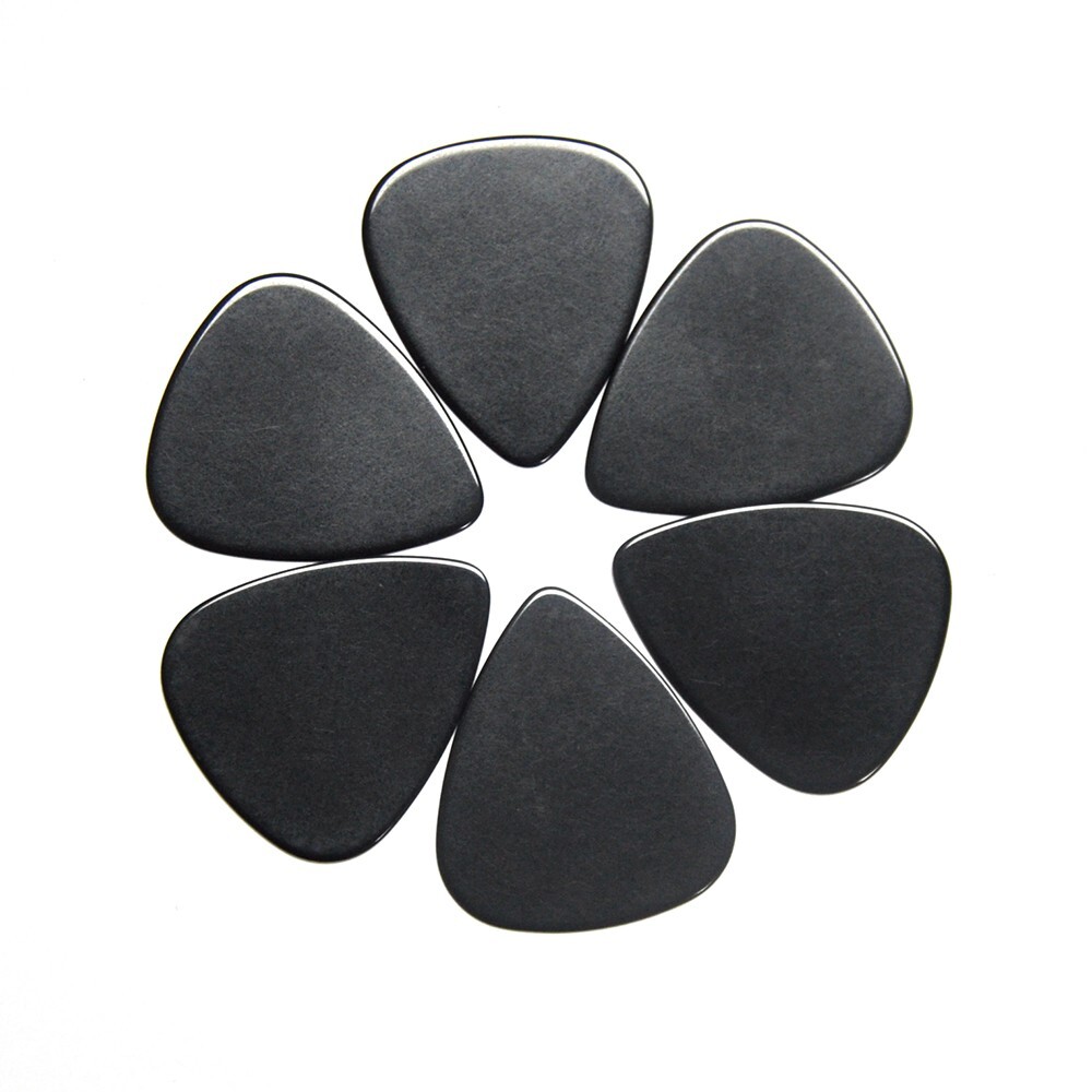 100pcs thin 0.46mm Blank Guitar picks Plectrums Celluloid Solid Black