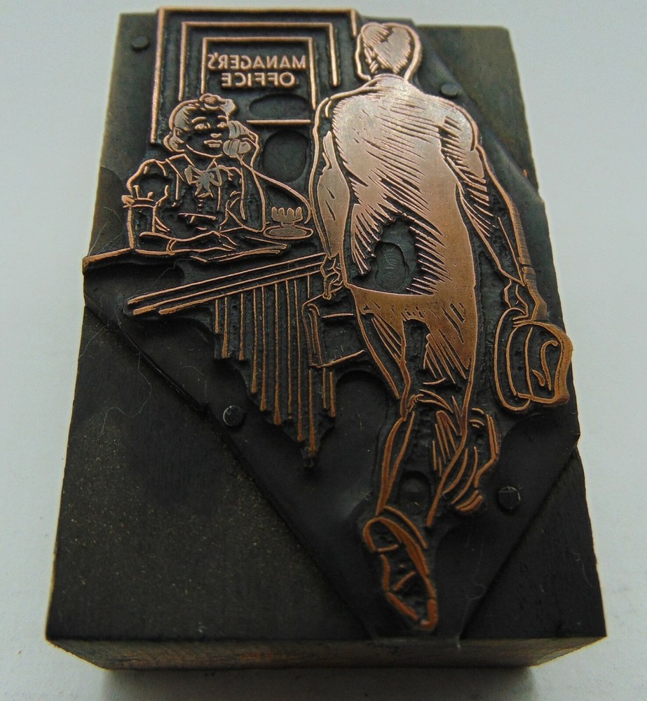 Printing Letterpress Printers Block Managers Office