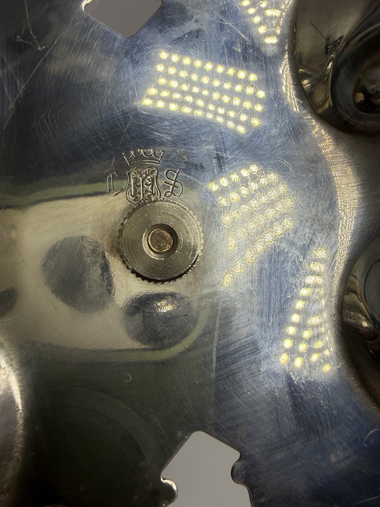 Vtg Crescent Silver Co Plated Double Clam Shell Serving Dish Trinket Tray Footed