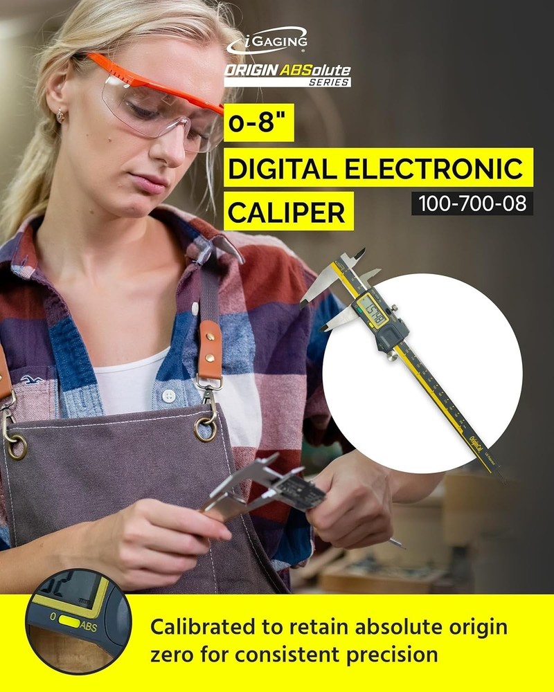 Absolute Origin Digital Caliper 0-8" - Accurate & Efficient Measurement Tool