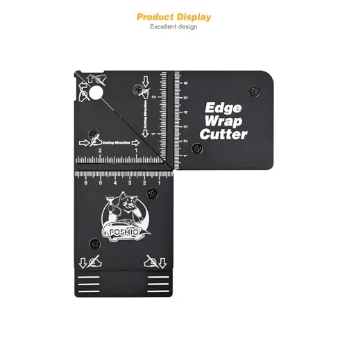 Aluminum Edge Wrap Cutting Template Tool, Template Ruler Drafting Tools for