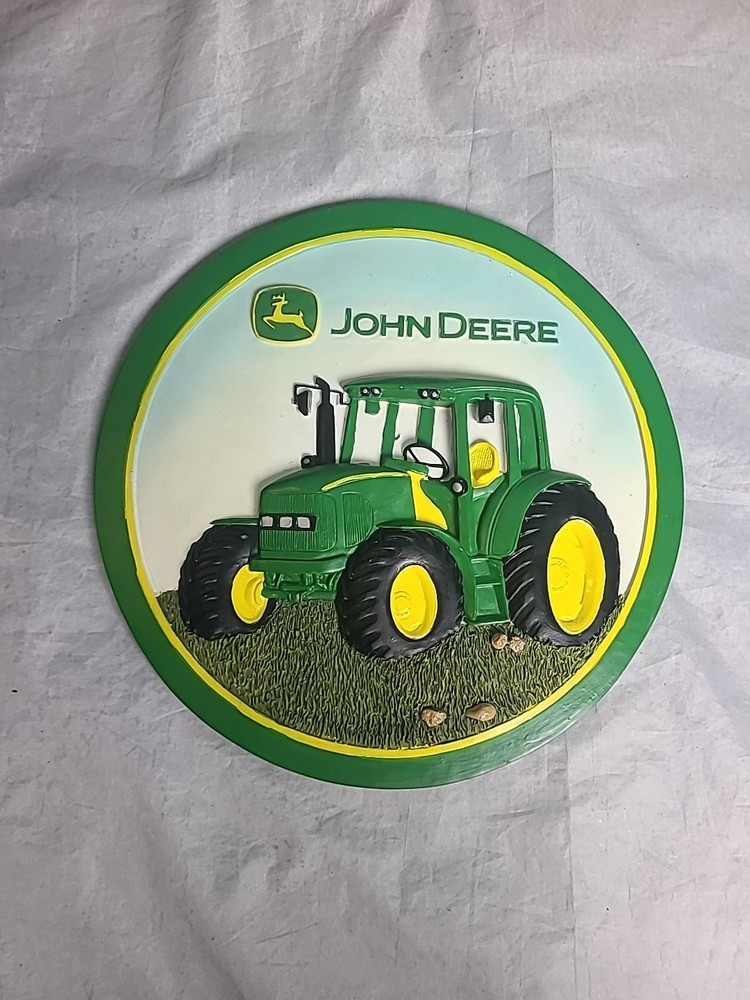 Vintage John Deere 2006 Wall Decor 12” x 12" Ceramic