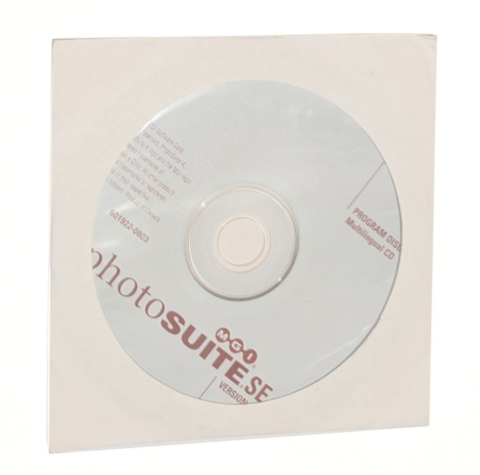 MGI PhotoSuite SE Version 4.0 Software CD 2001 Multi Language - Windows