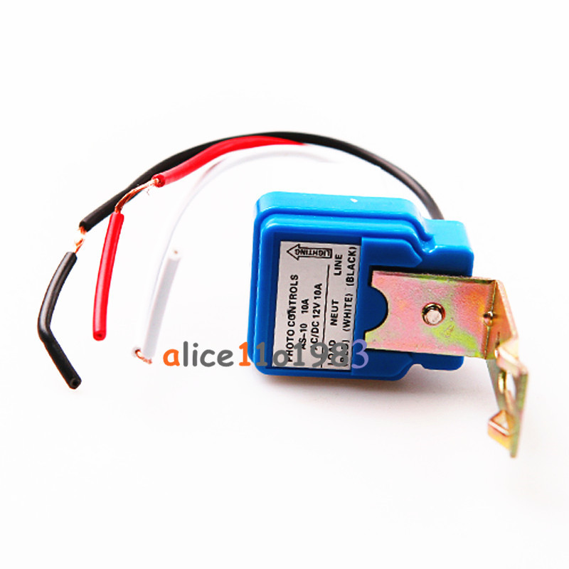 Automatic Auto On Off Street Light Switch Photo Control Sensor for AC 220V