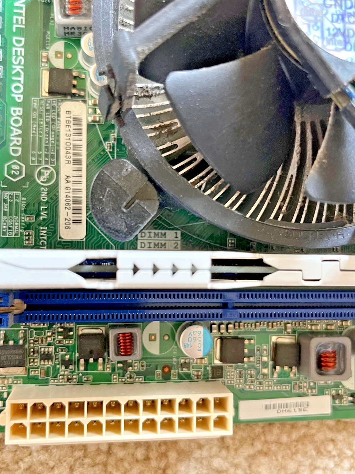 Intel DH61BE MB w/i3-2120 3.3GHz CPU 8GB RAM