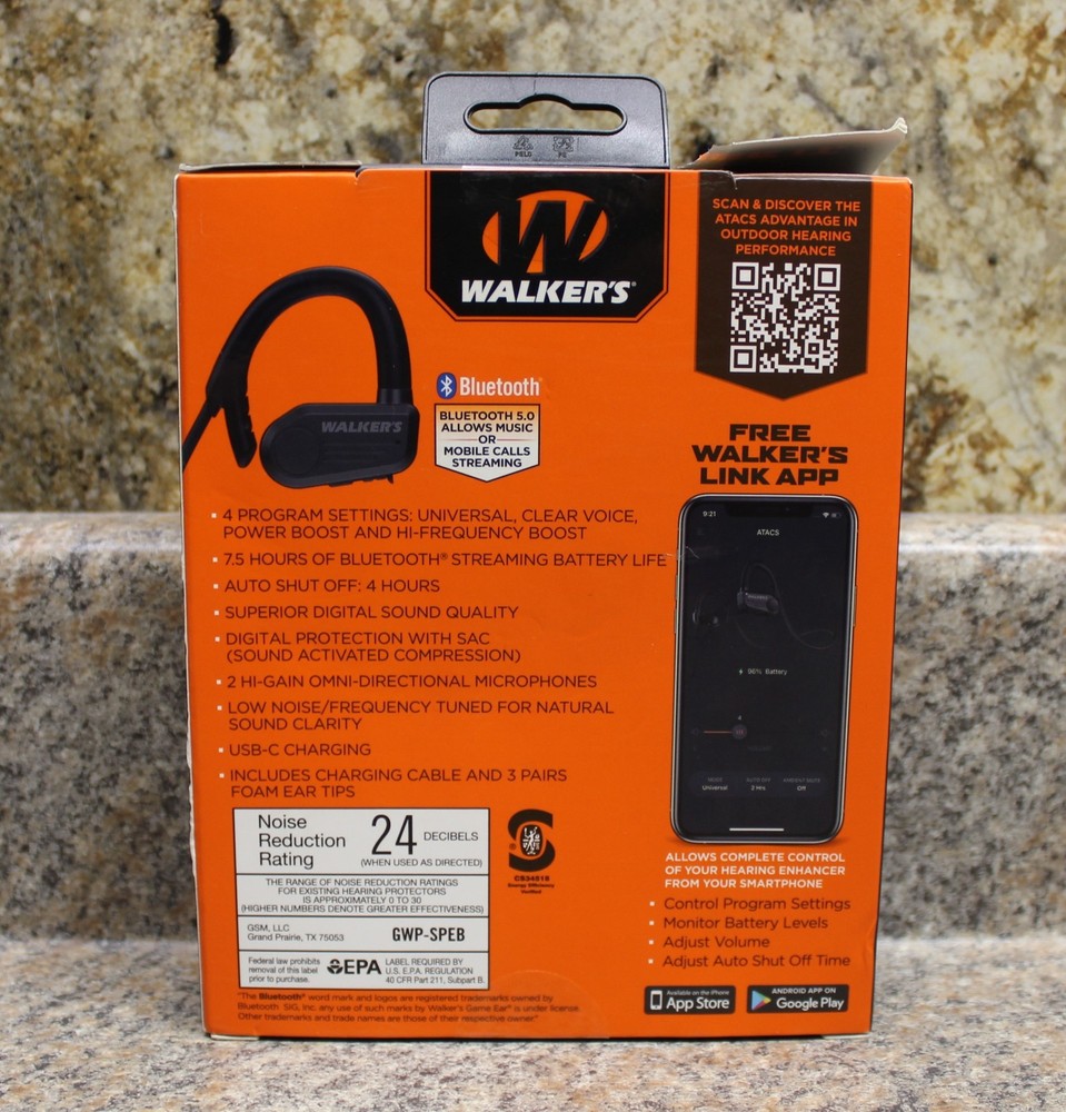 Walker's ATACS Electronic Ear Buds