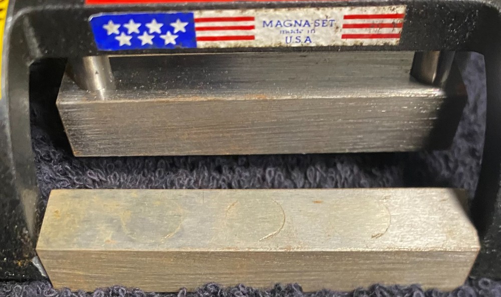 Magna-Set planer knife setting jig