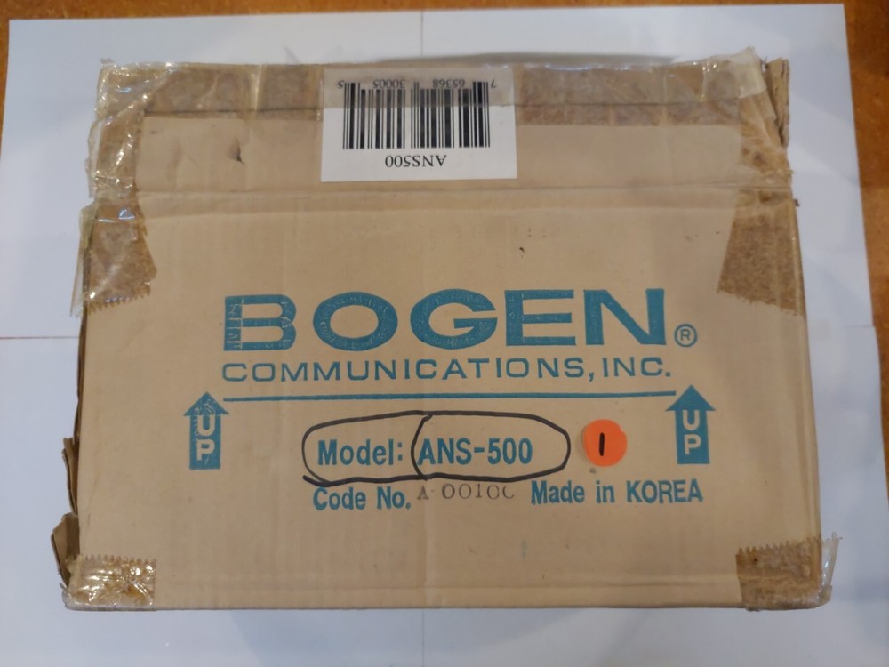 BOGEN ANS500 Ambient Noise Sensor with Microphone & Power Supply