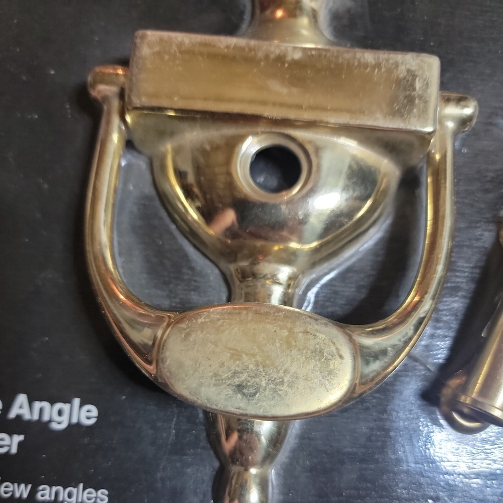 Stanley Brass Door Knocker and Viewer