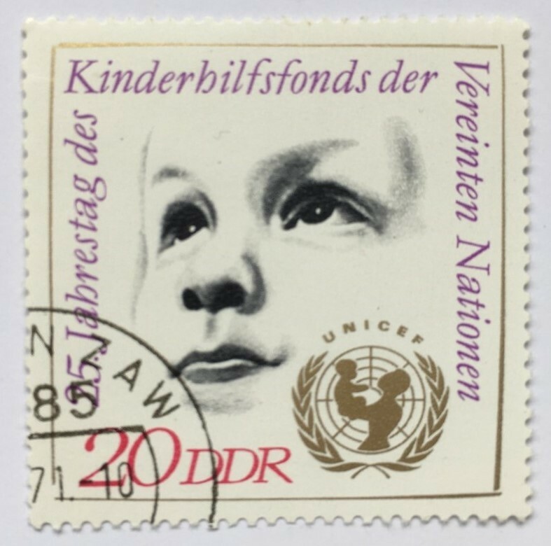 German 20 pfg Unicef  Stamp