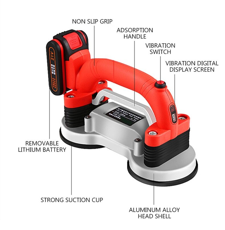 21V Automatic Tile Tiling Machine 60 x 120cm Hand-held Tile Carrelage Tools