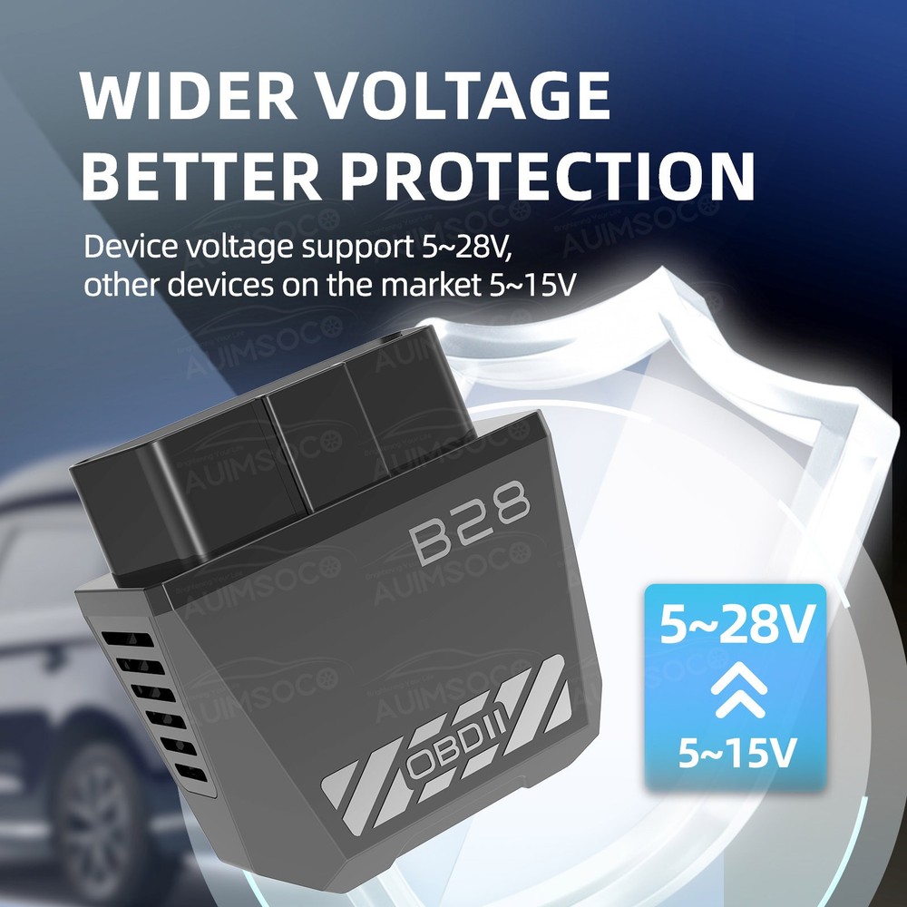 For Lincoln Portable Bluetooth OBD2 Scanner Diagnostic Tool Fault Code Reader