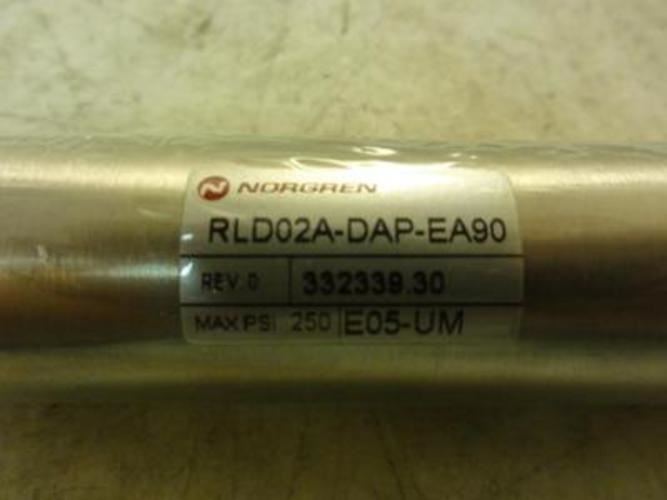 204861 New-No Box; Norgren RLD02A-DAP-EA90 Pneumatic Cylinder 250Psi Max