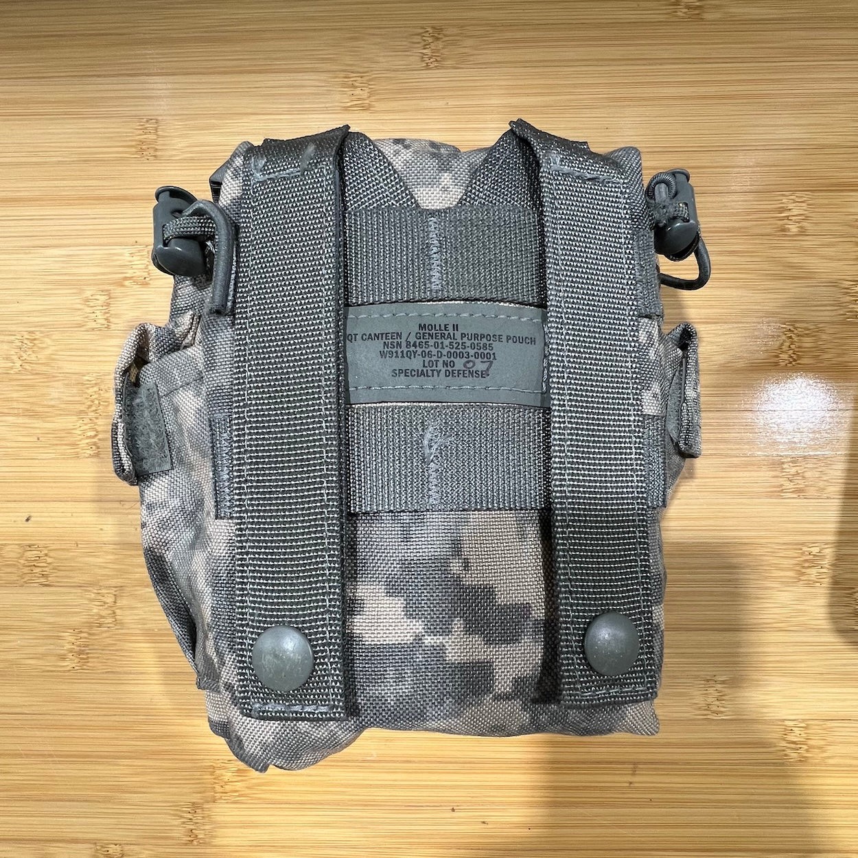 US Military Canteen Cup With Canteen With ACU MOLLE Pouch