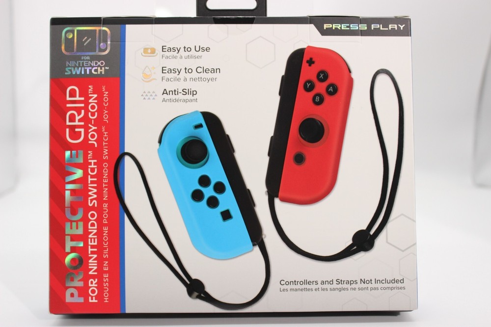 Press Play Protective Grip For Nintendo Switch And Joy-Con Controller BPR