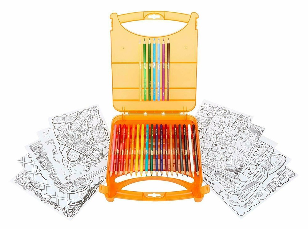 Crayola Create & Color With Colored Pencils 65/Pkg